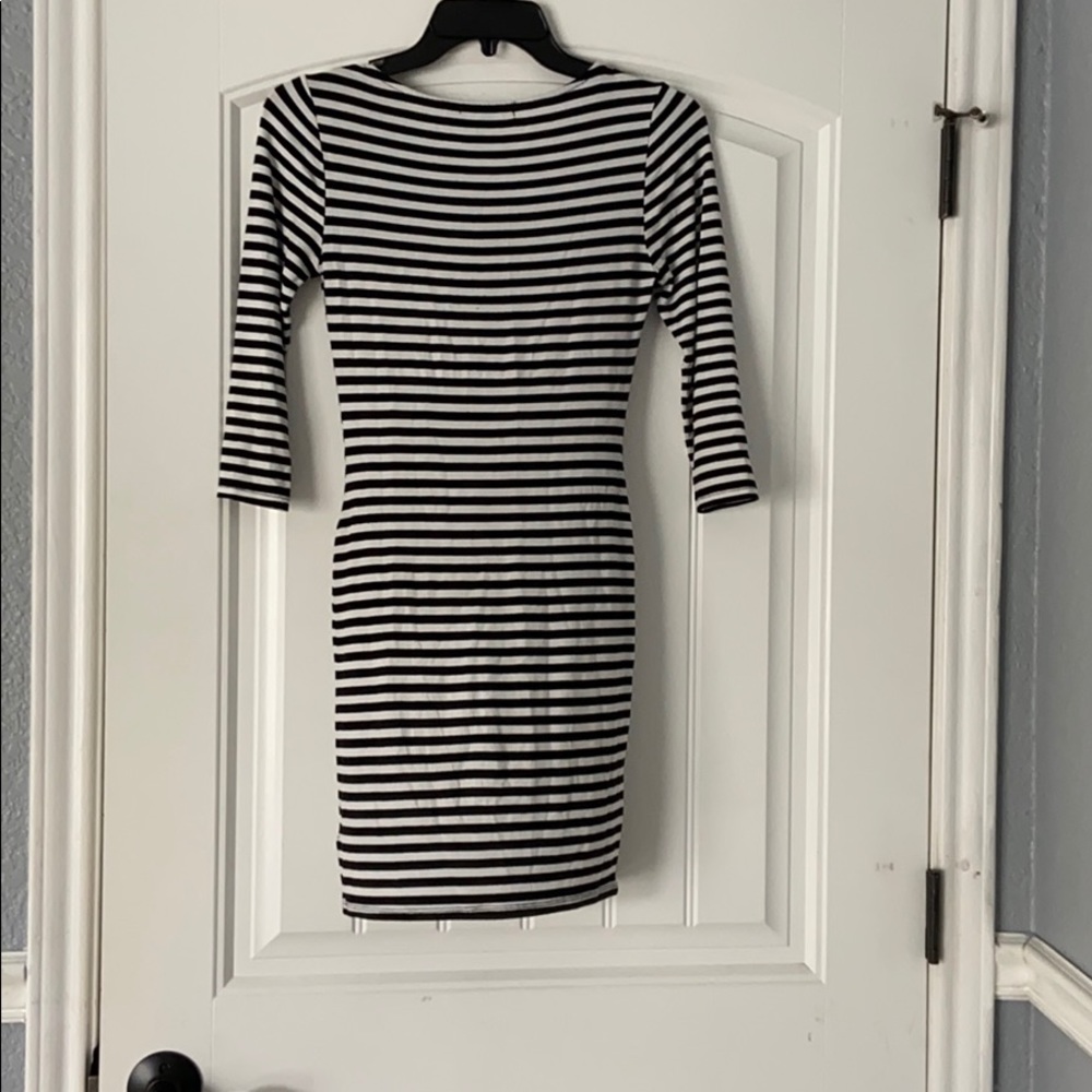 STRIPED BODYCON DRESS - Picture 2 of 5